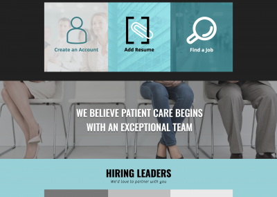 Healthcare Hunters Web Design